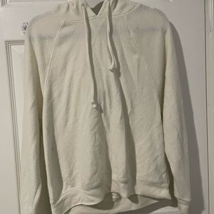 Cream Sherpa aerie hoodie